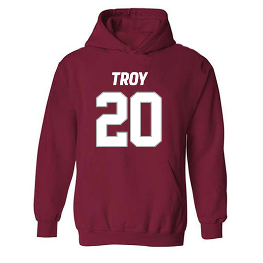 Troy - NCAA Football : Keyshawn Campbell - Hooded Sweatshirt-0