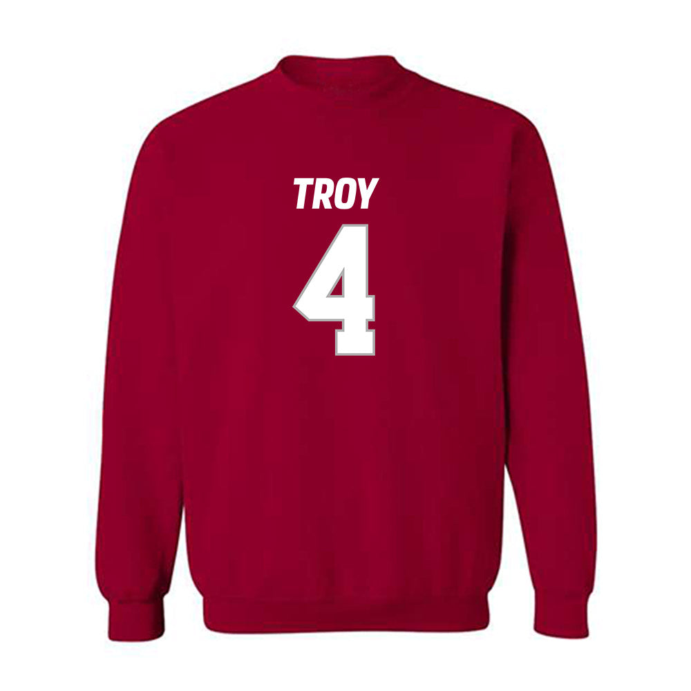 Troy - NCAA Football : Brendan Jackson - Crewneck Sweatshirt-0