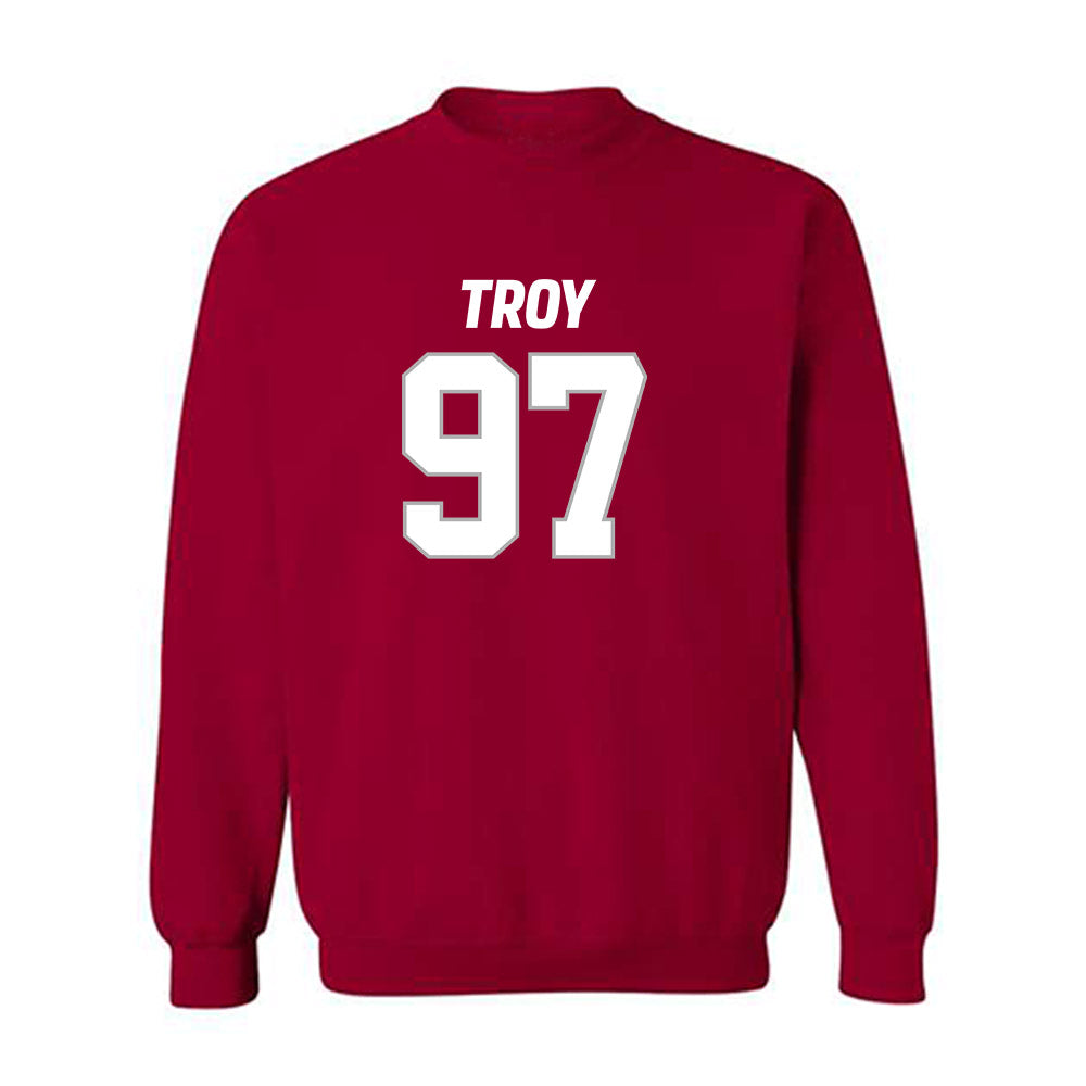 Troy - NCAA Football : Kenny Reedy Jr - Crewneck Sweatshirt-0