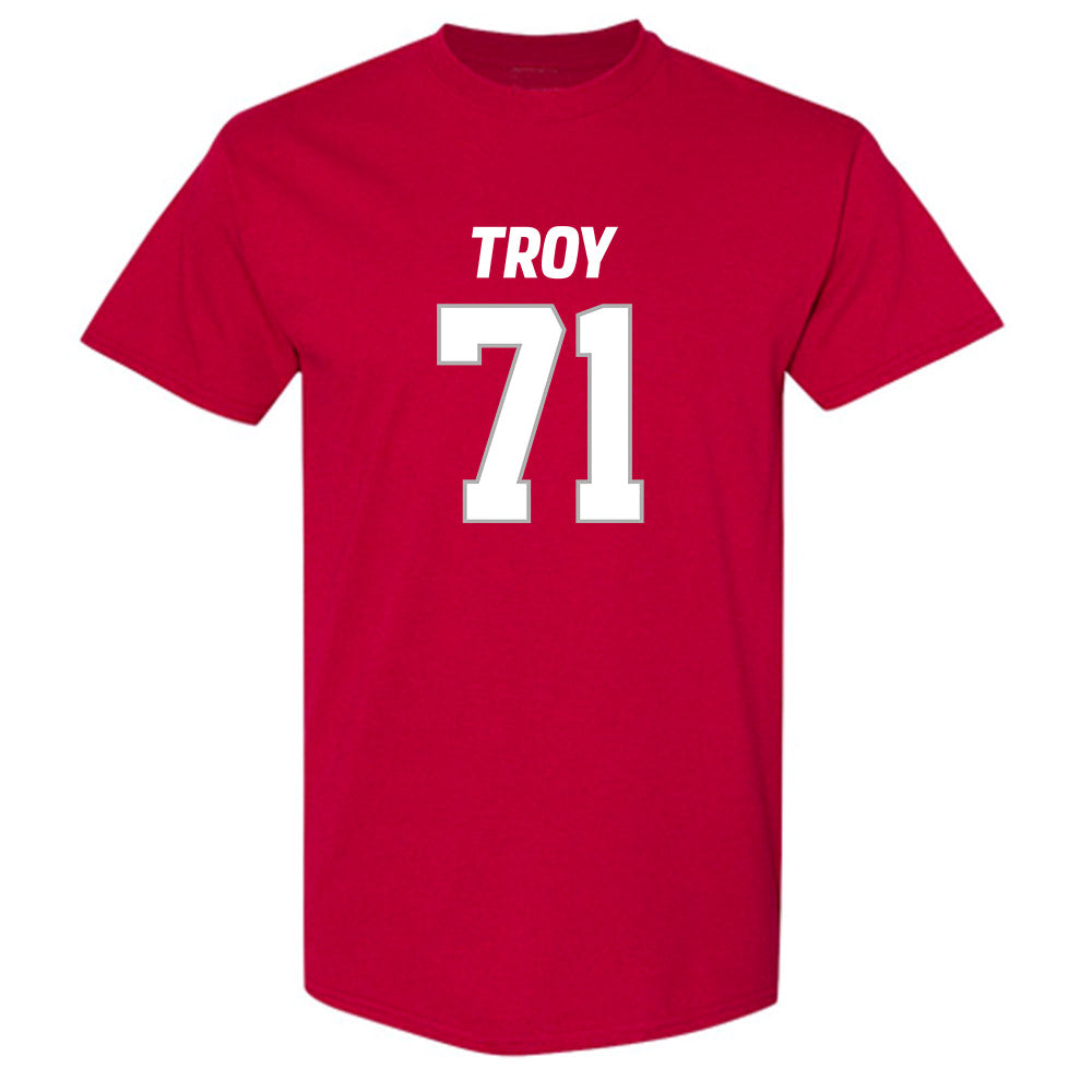 Troy - NCAA Football : Kyler Gibson - T-Shirt-0