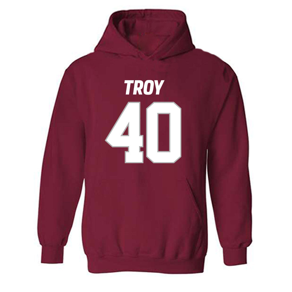 Troy - NCAA Football : Scott Renfroe - Hooded Sweatshirt-0