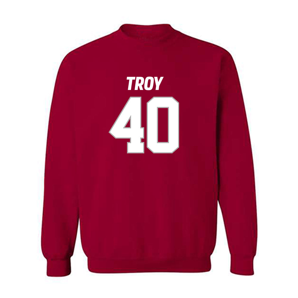 Troy - NCAA Football : Joe Farrar - Crewneck Sweatshirt-0