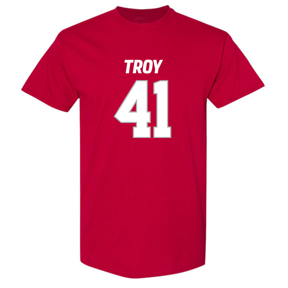 Troy - NCAA Football : Will Spain - T-Shirt-0