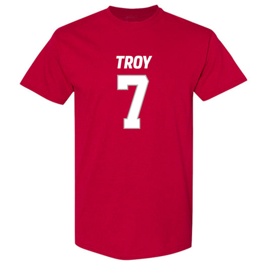 Troy - NCAA Football : Jordan Stringer - T-Shirt-0