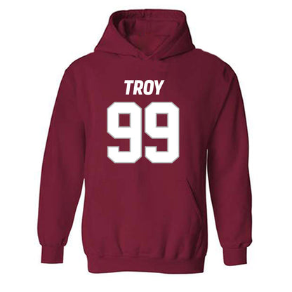 Troy - NCAA Football : Julian Peterson - Hooded Sweatshirt-0