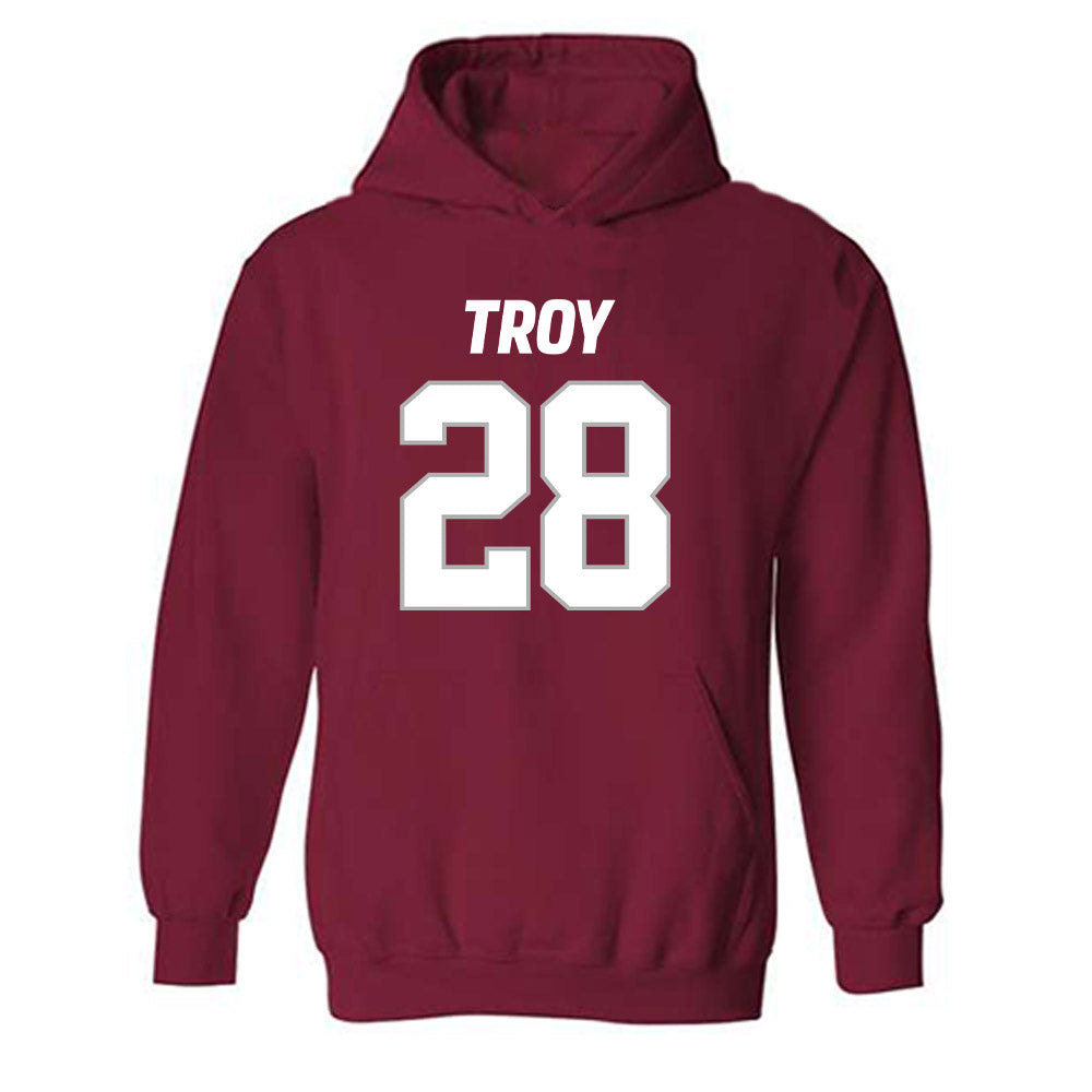 Troy - NCAA Football : Azlan Williams - Hooded Sweatshirt-0