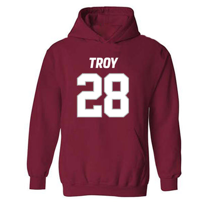 Troy - NCAA Football : Azlan Williams - Hooded Sweatshirt-0