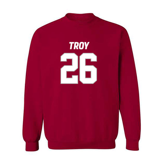 Troy - NCAA Football : Dewhitt Betterson - Crewneck Sweatshirt-0