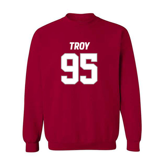 Troy - NCAA Football : Luis Medina - Crewneck Sweatshirt-0