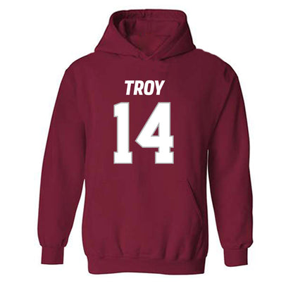 Troy - NCAA Football : Ethan Conner - Hooded Sweatshirt-0