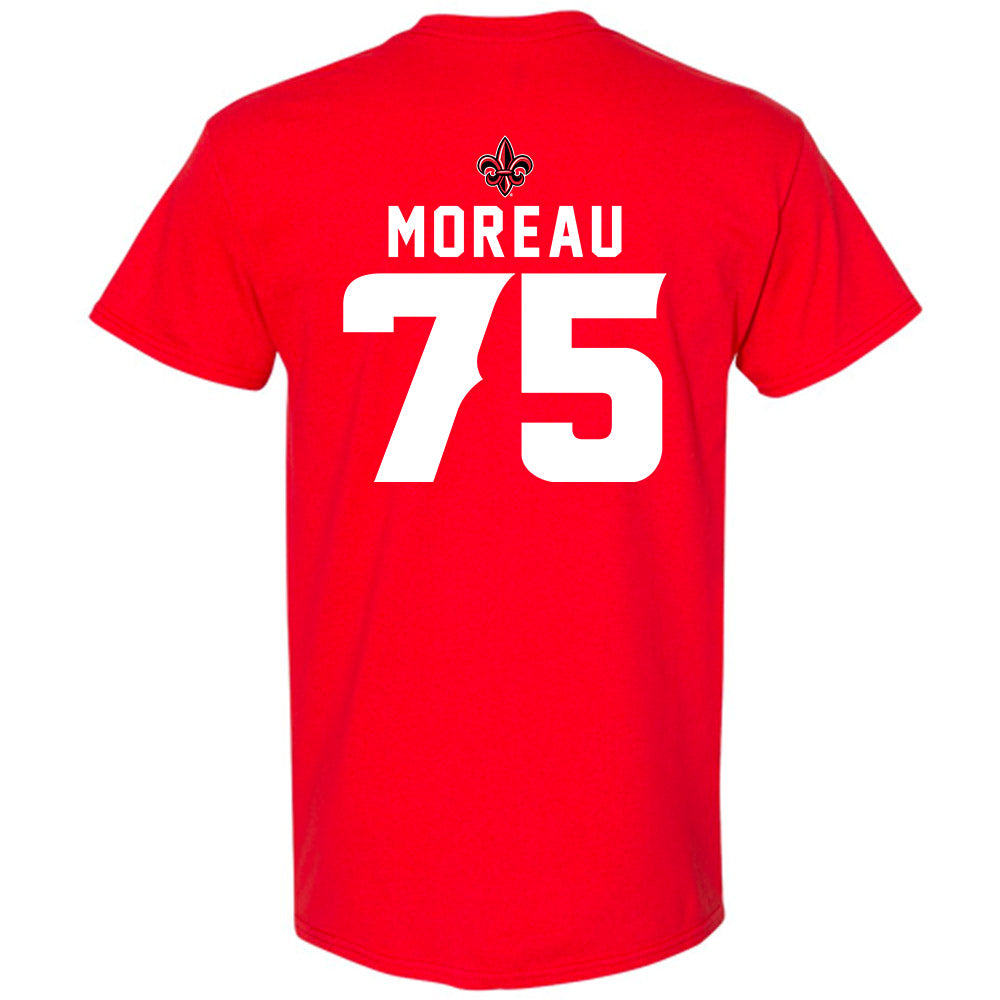 Louisiana - NCAA Football : Kaden Moreau - Sports Shersey T-Shirt