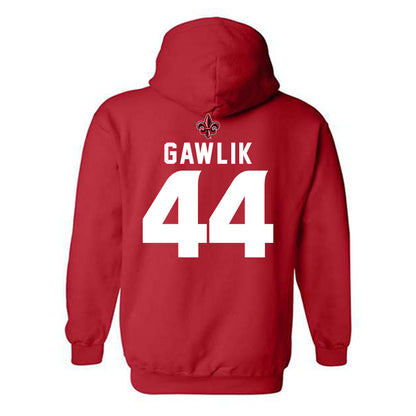 Louisiana - NCAA Football : Teddy Gawlik - Sports Shersey Hooded Sweatshirt