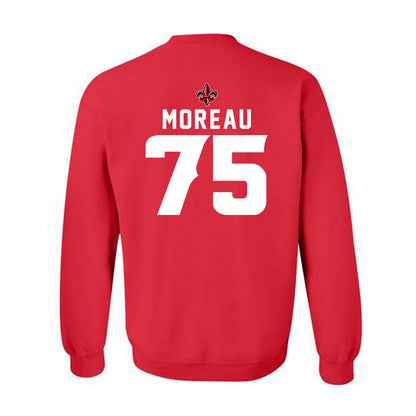 Louisiana - NCAA Football : Kaden Moreau - Sports Shersey Crewneck Sweatshirt