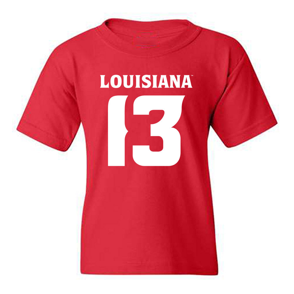 Louisiana - NCAA Football : Jacorian Norris - Sports Shersey Youth T-Shirt-0