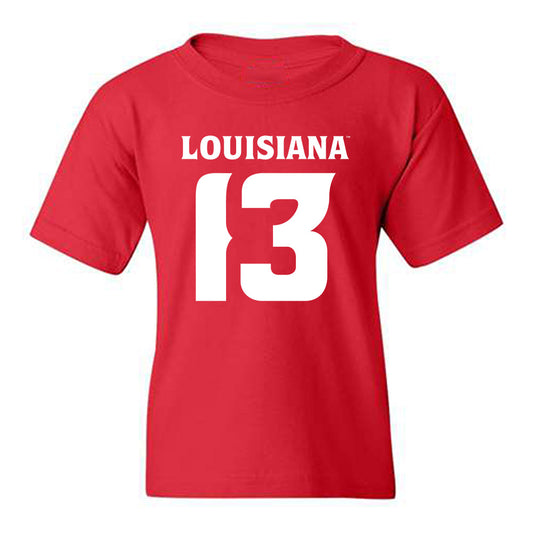 Louisiana - NCAA Football : Jacorian Norris - Sports Shersey Youth T-Shirt-0