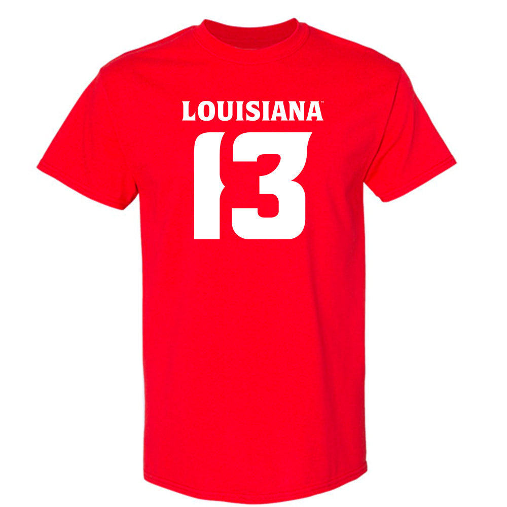 Louisiana - NCAA Football : Jacorian Norris - Sports Shersey T-Shirt-0