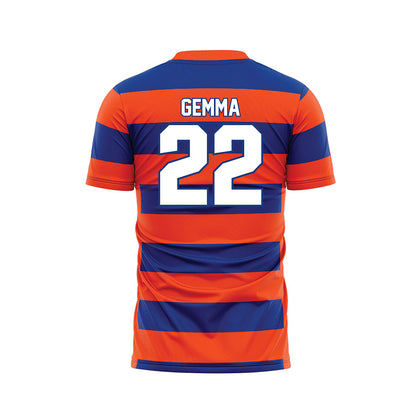 Florida - NCAA Women's Soccer : Abigail Gemma - Striped Soccer Jersey-1