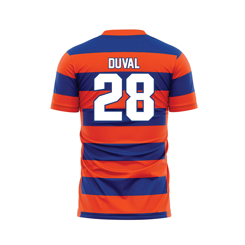 Florida - NCAA Women's Soccer : Emma Duval - Striped Soccer Jersey