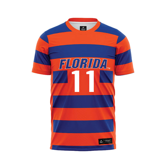 Florida - NCAA Women's Soccer : Sophie White - Striped Soccer Jersey