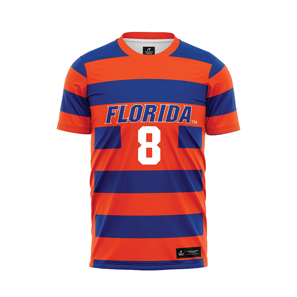 Florida - NCAA Women's Soccer : Charlotte McClure - Striped Soccer Jersey-0