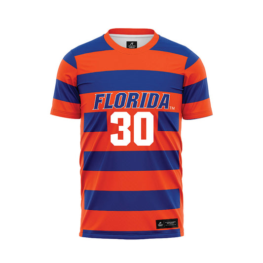 Florida - NCAA Women's Soccer : Amelia Malkin - Striped Soccer Jersey