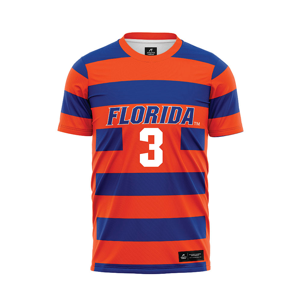 Florida - NCAA Women's Soccer : Tatum O'Coyne - Striped Soccer Jersey-0