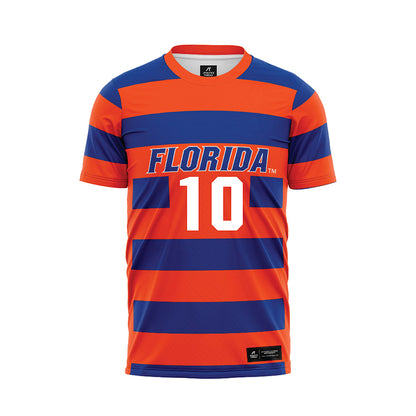 Florida - NCAA Women's Soccer : Madison Jones - Striped Soccer Jersey-0