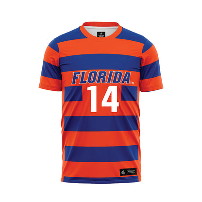 Florida - NCAA Women's Soccer : Njeri Butts - Striped Soccer Jersey
