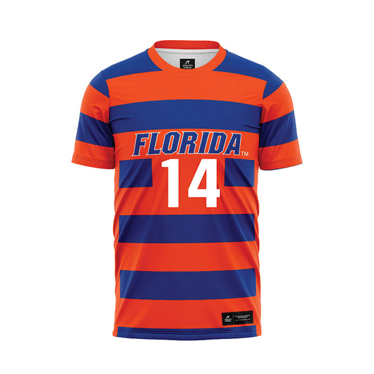 Florida - NCAA Women's Soccer : Njeri Butts - Striped Soccer Jersey