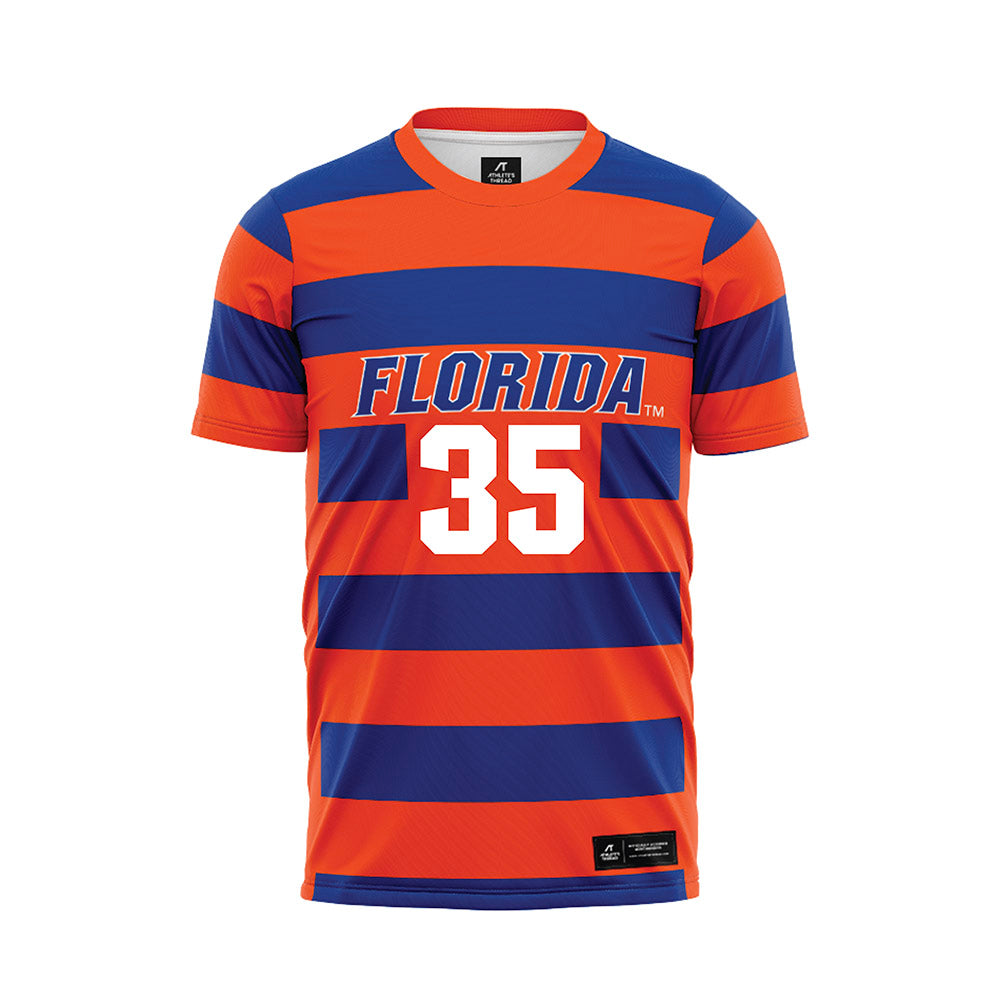Florida - NCAA Women's Soccer : Lily Holden - Striped Soccer Jersey-0