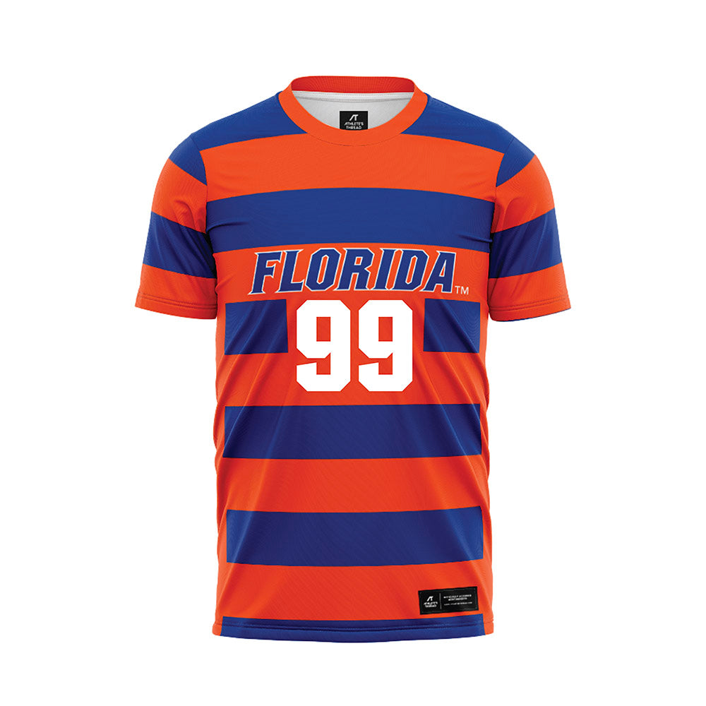 Florida - NCAA Women's Soccer : Katie Johnston - Striped Soccer Jersey-0