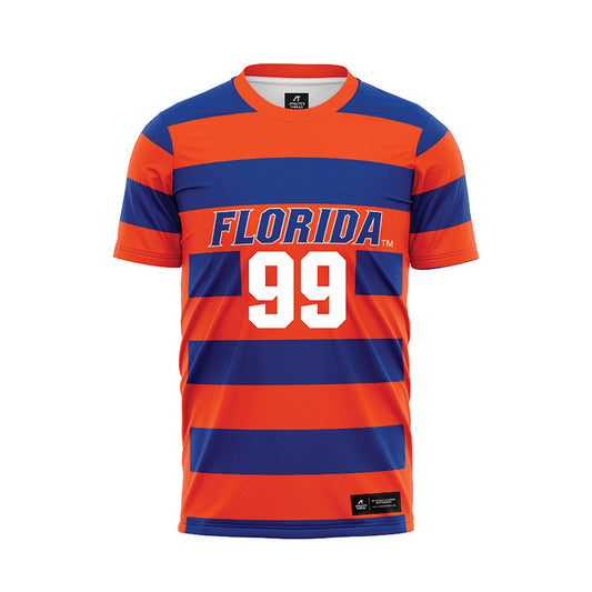 Florida - NCAA Women's Soccer : Katie Johnston - Striped Soccer Jersey-0