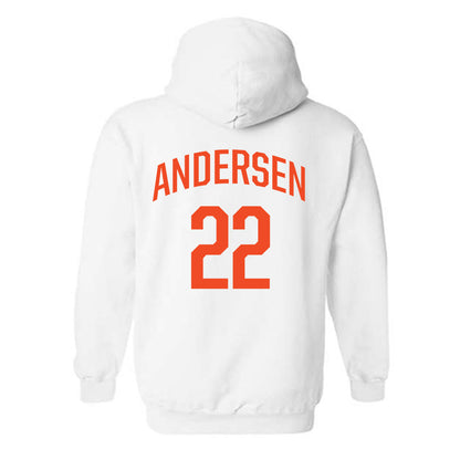 Florida - NCAA Men's Basketball : Bennett Andersen - Sports Shersey Hooded Sweatshirt