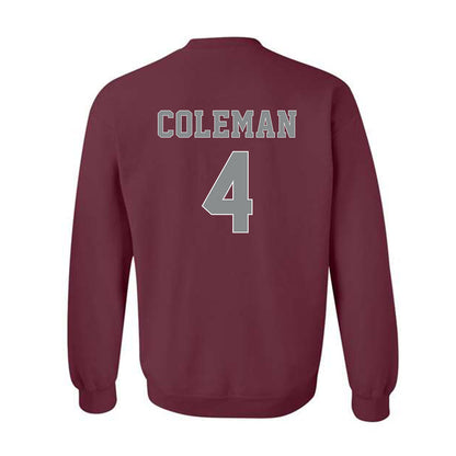 NCCU - NCAA Women's Basketball : Tierney Coleman - Classic Shersey Crewneck Sweatshirt-1