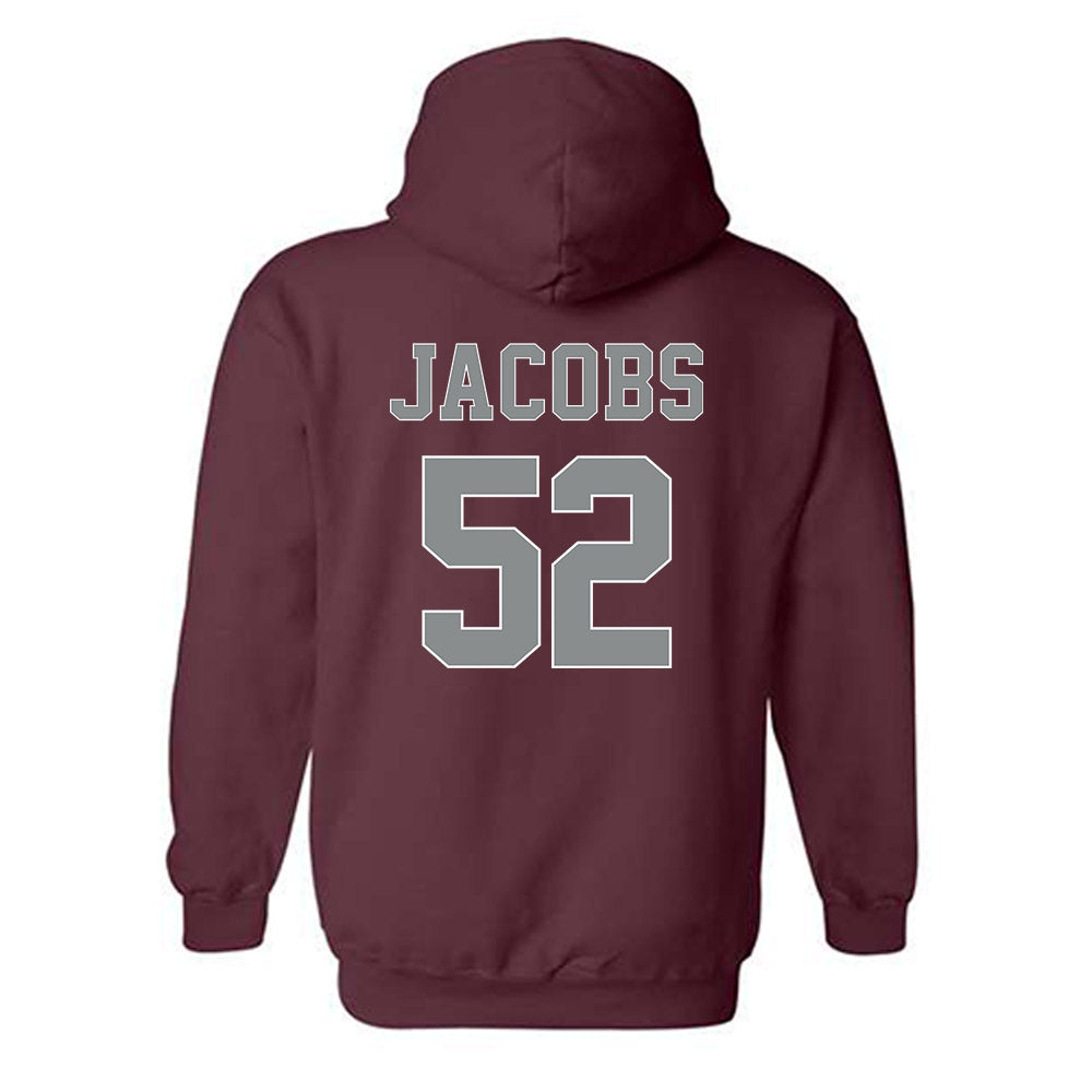 NCCU - NCAA Football : David Jacobs - Classic Shersey Hooded Sweatshirt-1