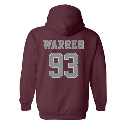 NCCU - NCAA Football : Jaden Warren - Hooded Sweatshirt