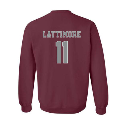 NCCU - NCAA Men's Basketball : Gage Lattimore - Classic Shersey Crewneck Sweatshirt-1