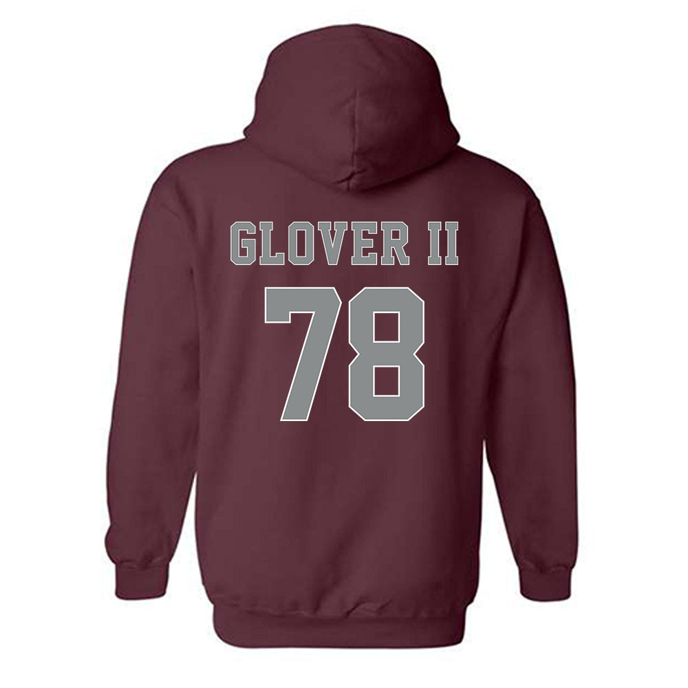 NCCU - NCAA Football : Kino Glover II - Classic Shersey Hooded Sweatshirt-1