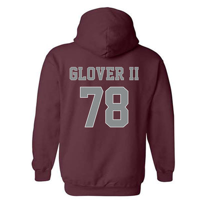 NCCU - NCAA Football : Kino Glover II - Classic Shersey Hooded Sweatshirt-1