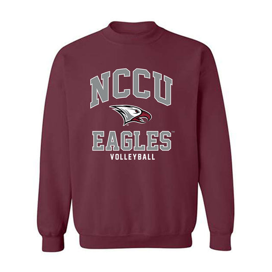 NCCU - NCAA Women's Volleyball : Tayah Little - Classic Shersey Crewneck Sweatshirt-0