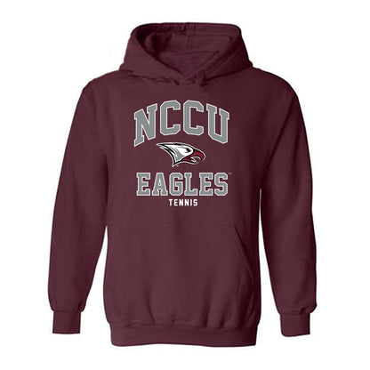 NCCU - NCAA Men's Tennis : Naresh Mithran Bharathy - Classic Shersey Hooded Sweatshirt