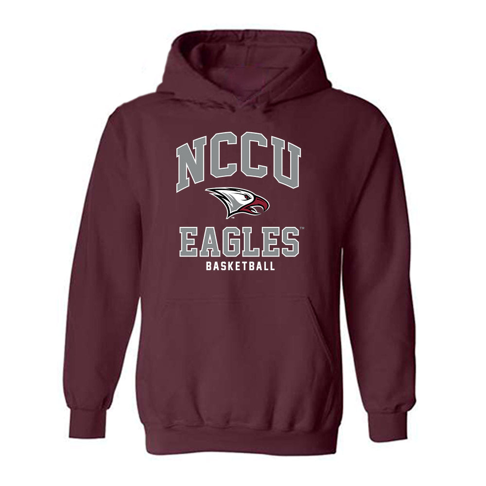 NCCU - NCAA Men's Basketball : Khouri Carvey - Classic Shersey Hooded Sweatshirt-0