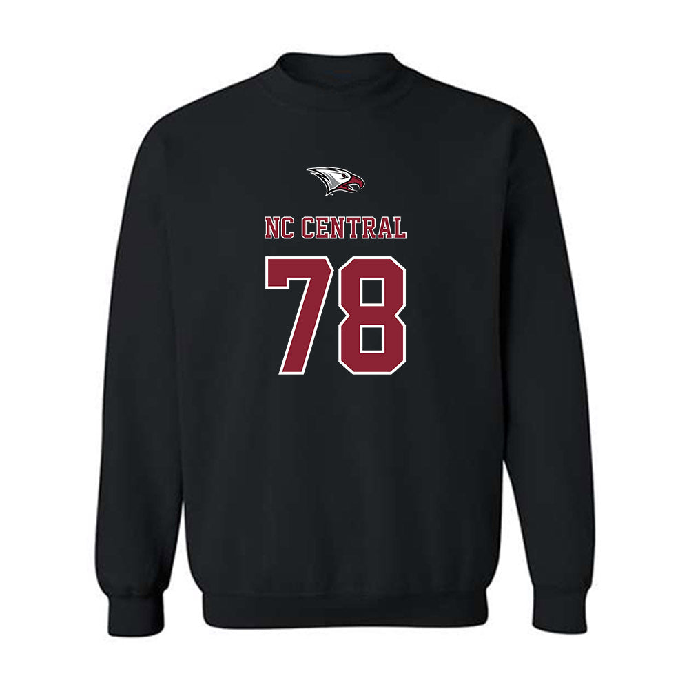 NCCU - NCAA Football : Kino Glover II - Classic Shersey Crewneck Sweatshirt-0