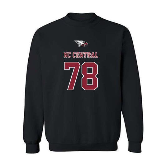 NCCU - NCAA Football : Kino Glover II - Classic Shersey Crewneck Sweatshirt-0