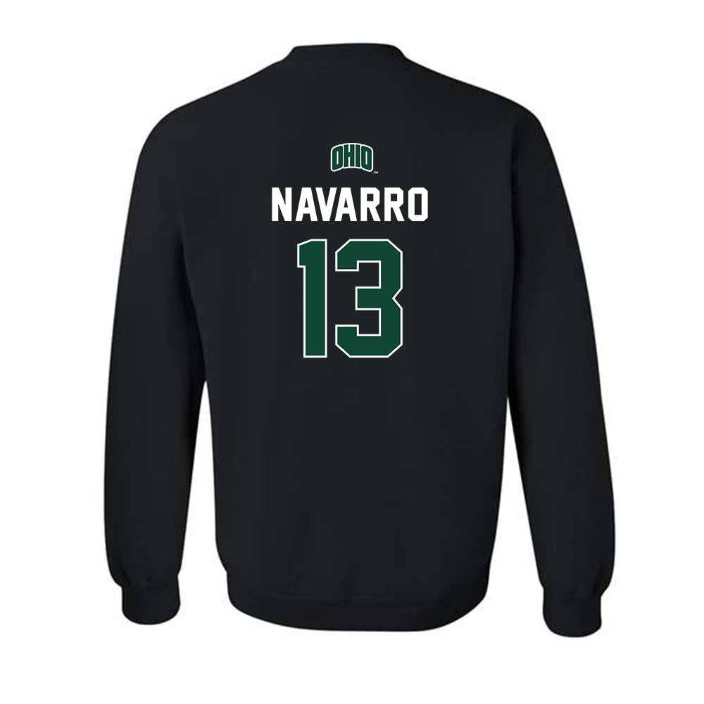 Ohio - NCAA Football : Parker Navarro - Classic Shersey Crewneck Sweatshirt-1