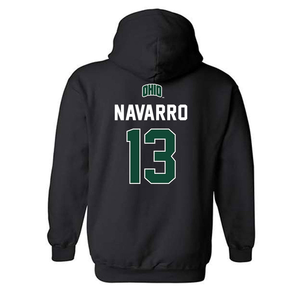 Ohio - NCAA Football : Parker Navarro - Classic Shersey Hooded Sweatshirt-1