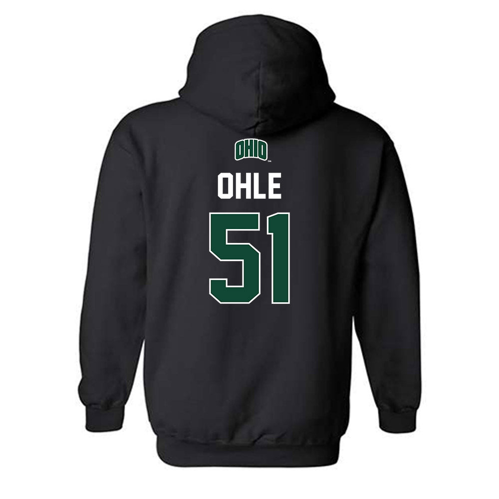 Ohio - NCAA Football : Maverick Ohle - Classic Shersey Hooded Sweatshirt-1