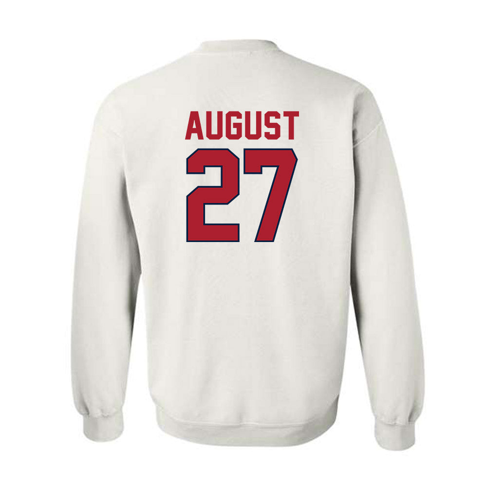 Liberty - NCAA Baseball : Tyler August - Classic Shersey Crewneck Sweatshirt-1