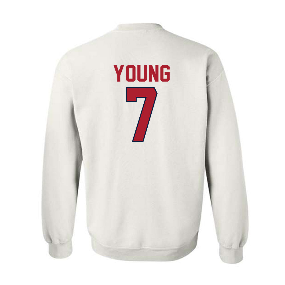 Liberty - NCAA Women's Lacrosse : Olivia Young - Classic Shersey Crewneck Sweatshirt-1