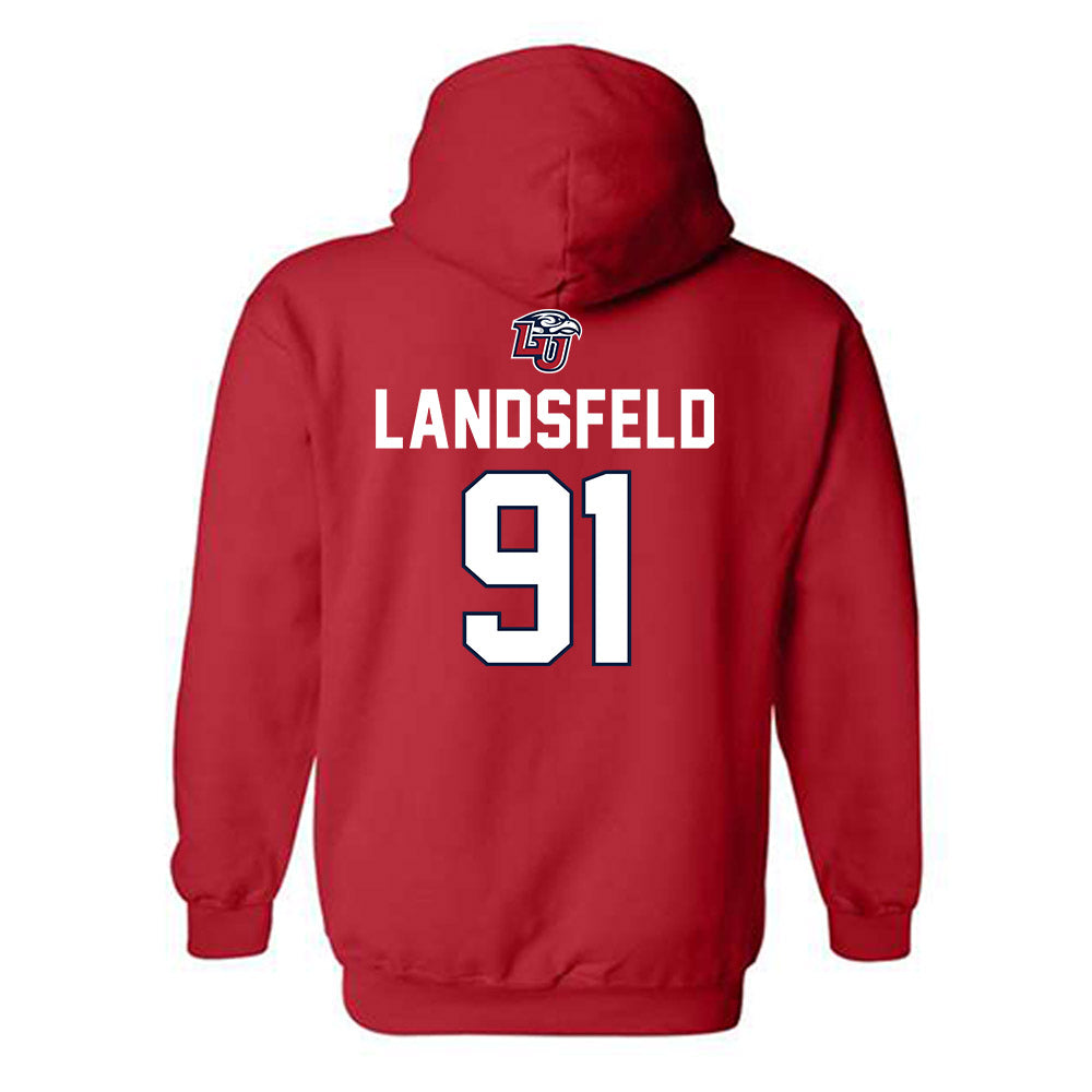 Liberty - NCAA Football : Marius Landsfeld - Hooded Sweatshirt-1